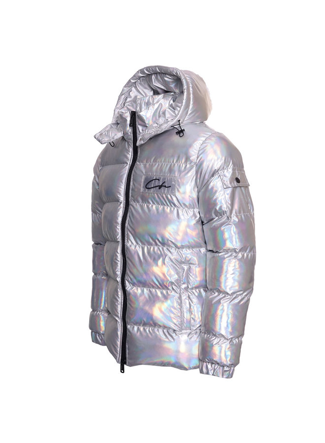 Conflict Puffer Jacket Hologram