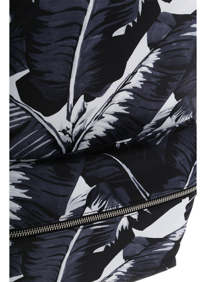 Dolce & Gabbana Backpack Palm Leafes Black