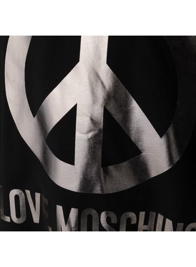 Love Moschino Sweater Logo Schwarz