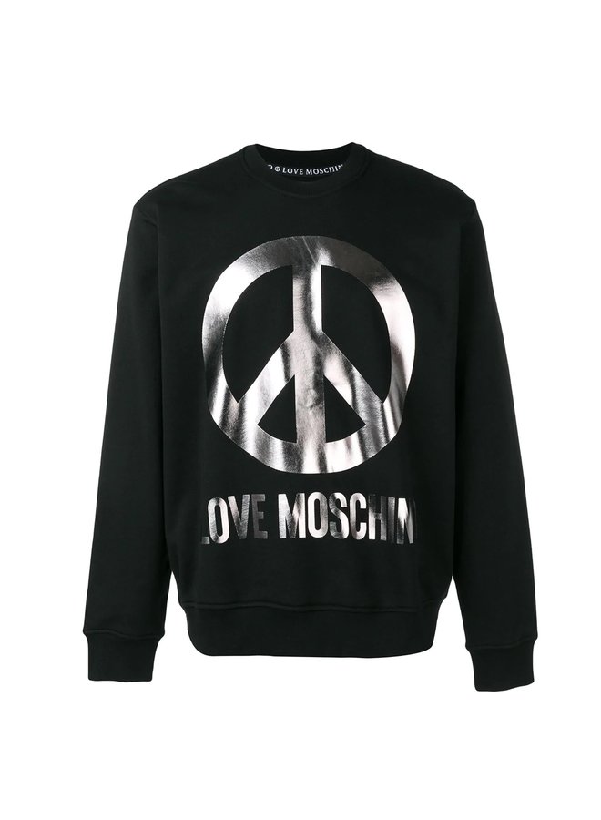 Love Moschino Sweater Logo Black