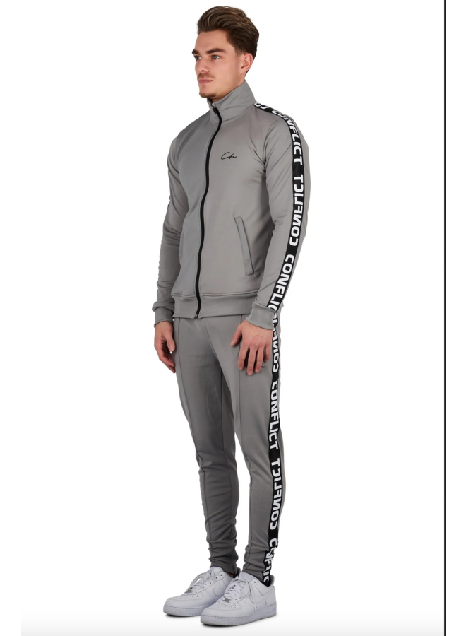 Conflict Tracksuit Gray / Black