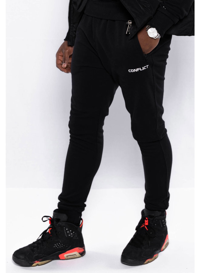 Conflict Sweat Pants Essentials Schwarz