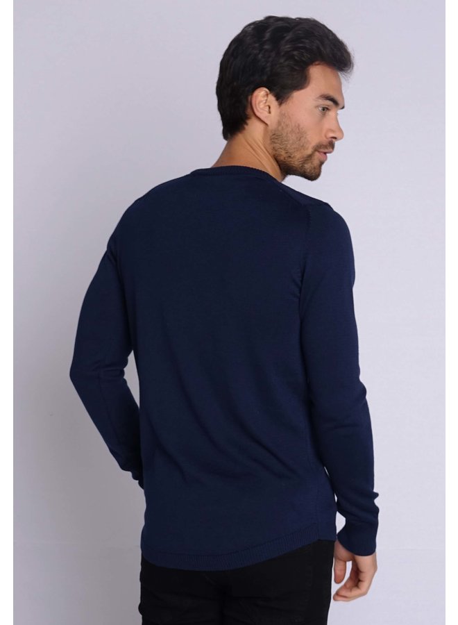 YCLO Knit Turtleneck Emil Navy