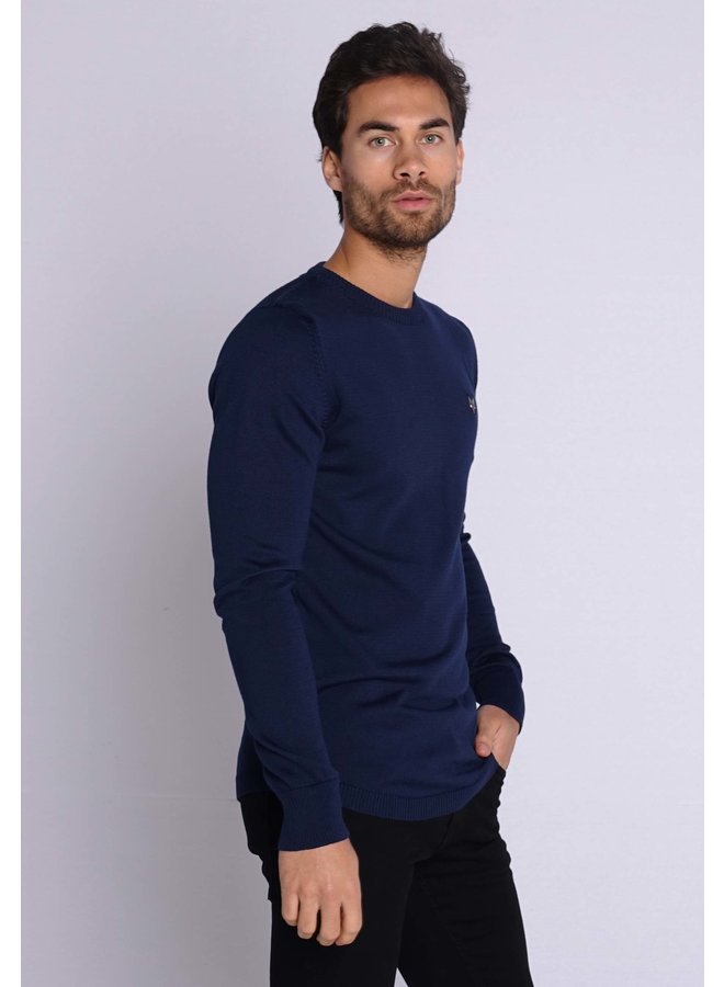 YCLO Knit Turtleneck Emil Navy