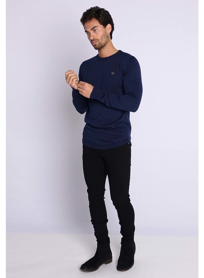 YCLO Knit Turtleneck Emil Navy