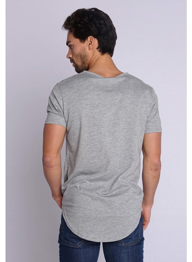YCLO T-Shirt Kjeld Gray Melange
