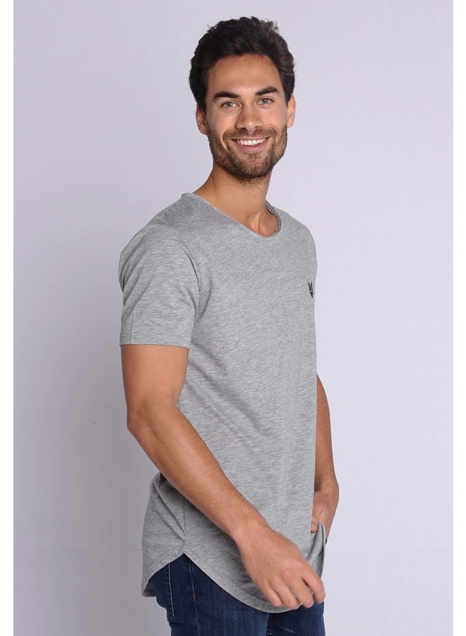 YCLO T-Shirt Kjeld Gray Melange