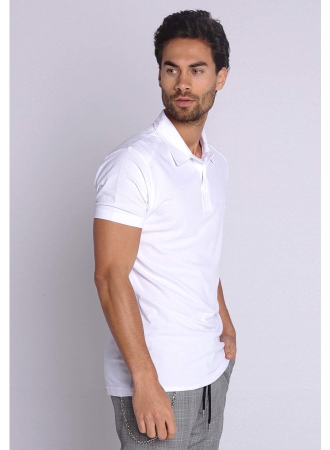 YCLO Polo Pique Linus White