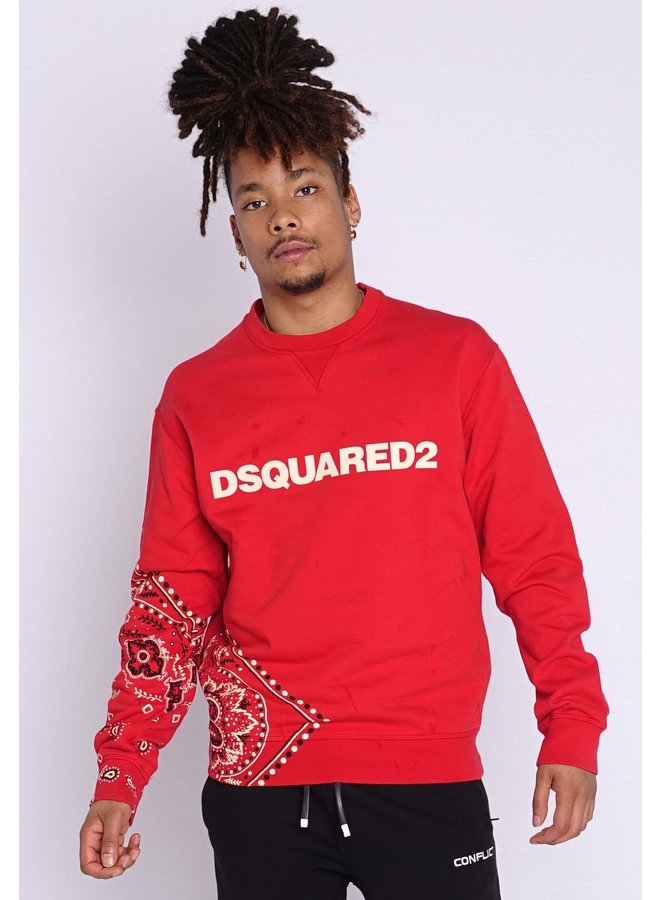 Dsquared2 Sweater Run Dan Red