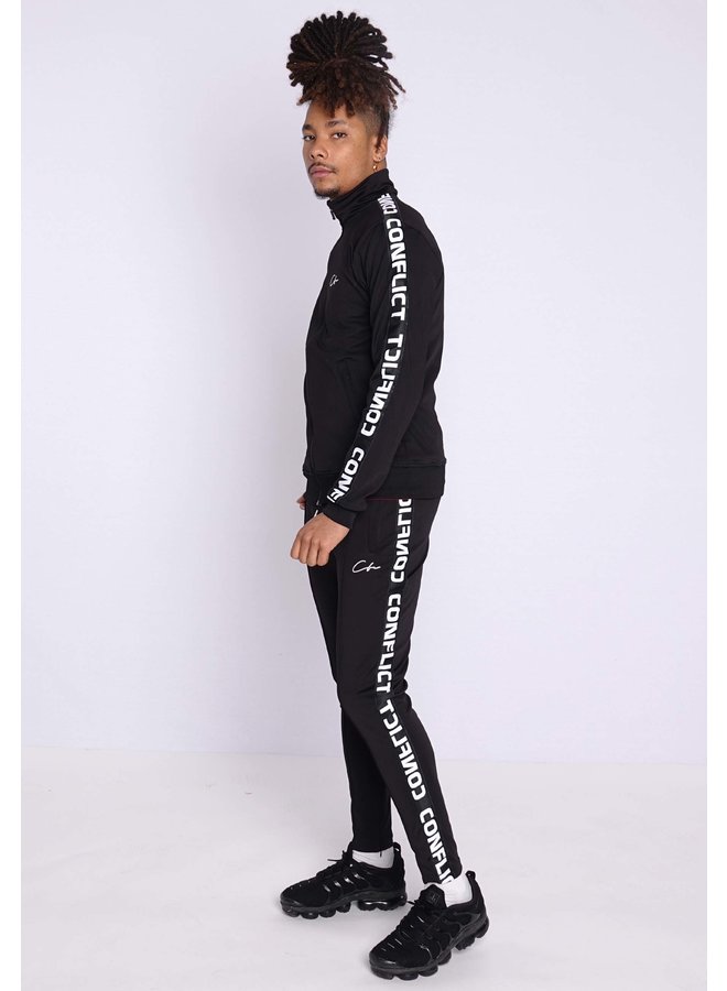 Conflict Tracksuit Black/White