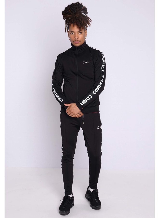 Conflict Tracksuit Black/White