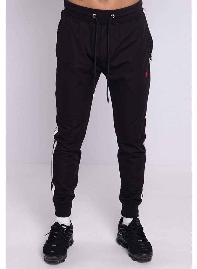 Conflict Track Pants Knit Line Black