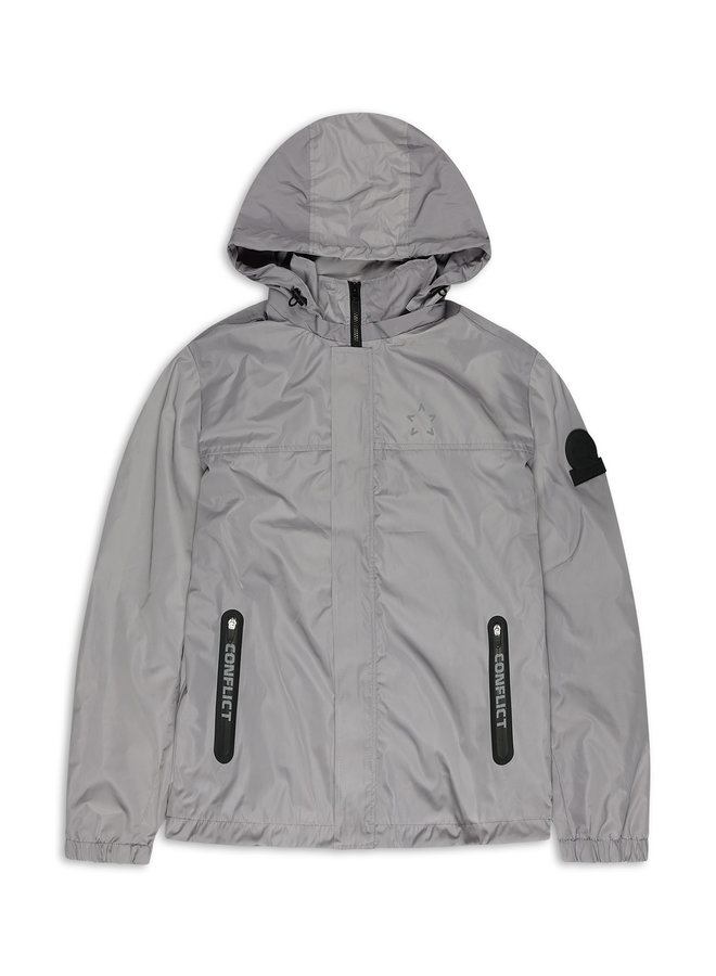 Conflict Windbreaker Reflective Gray