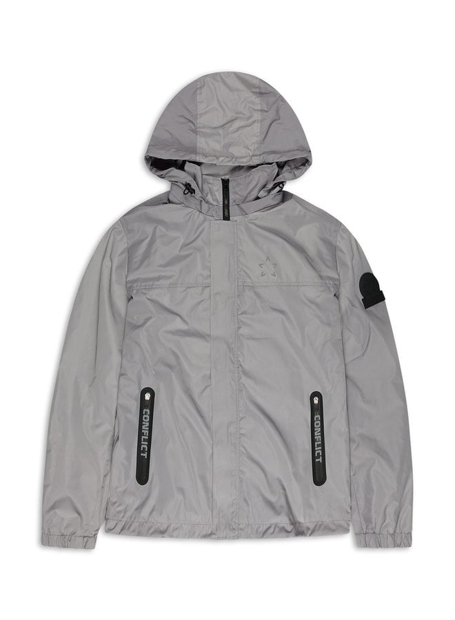 Conflict Windbreaker Reflective Grey