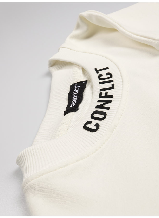 Conflict Sweater Logo Essentials Off White