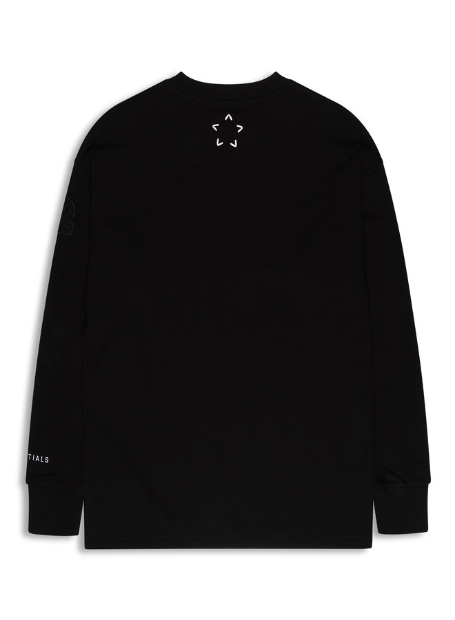 Conflict Sweater Logo Essentials Black