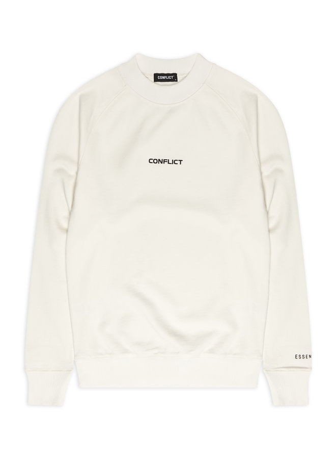 Conflict Raglan Sweater Essentials White