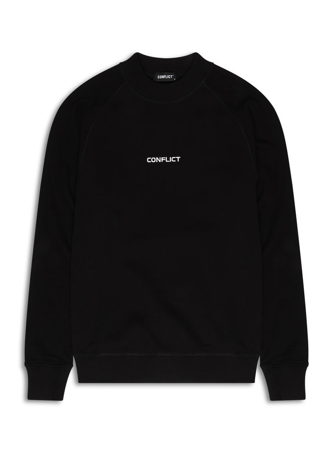 Conflict Raglan Sweater Essentials Black