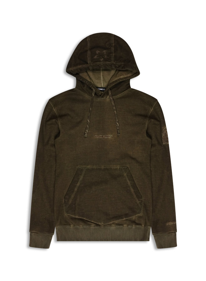 Conflict Dye Hoodie Essentials Army