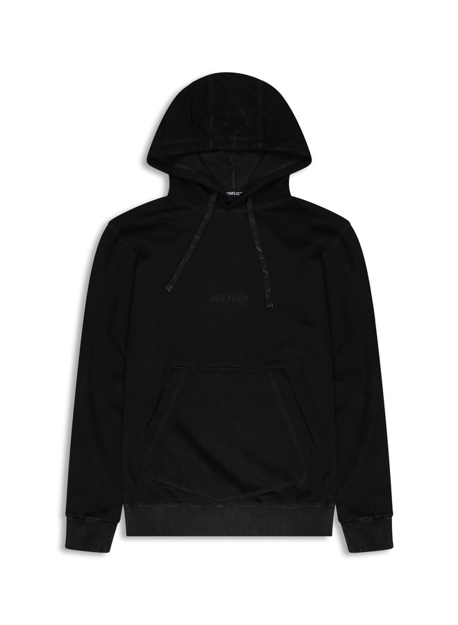 Conflict Dye Hoodie Essentials Black