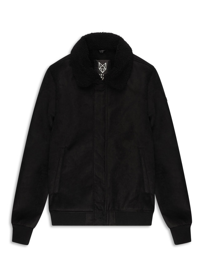 YCLO Shearling Jacket Mads Black