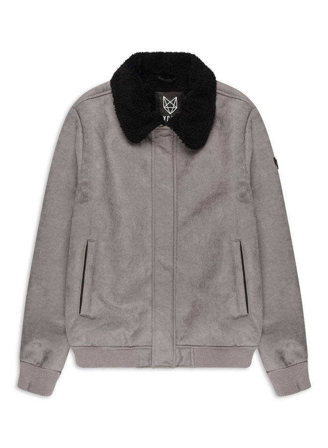 YCLO Shearling Jacket Mads Grey