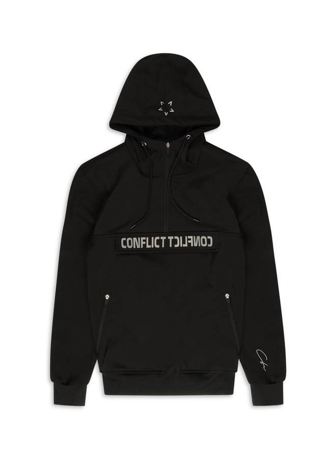 Conflict Anorak Soft Shell Jacket Black/Reflective