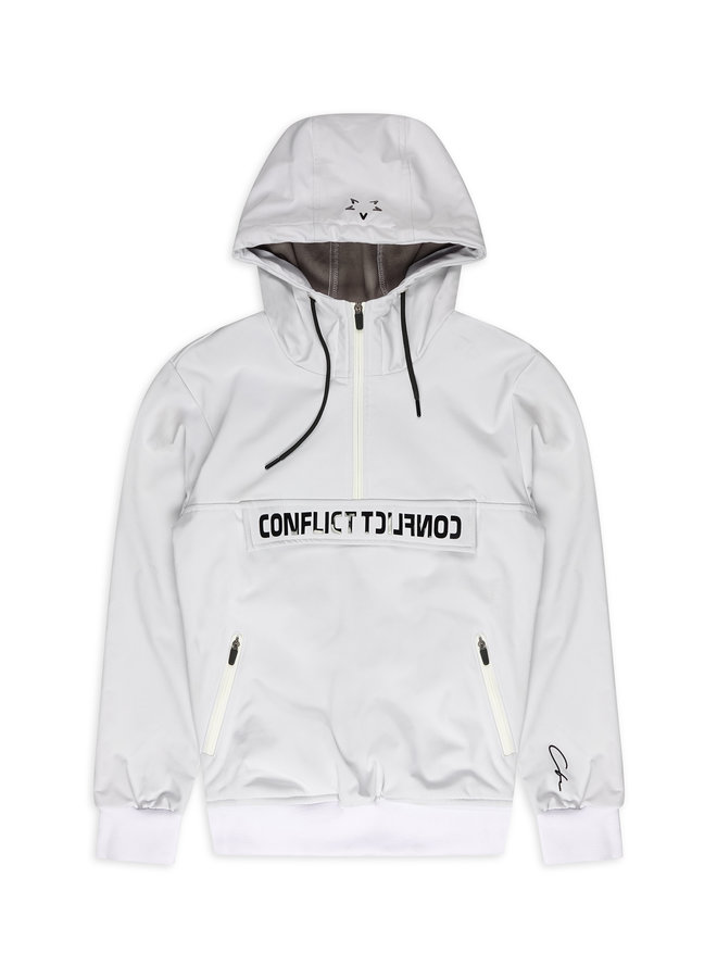 Conflict Anorak Softshell Jacke Weiß