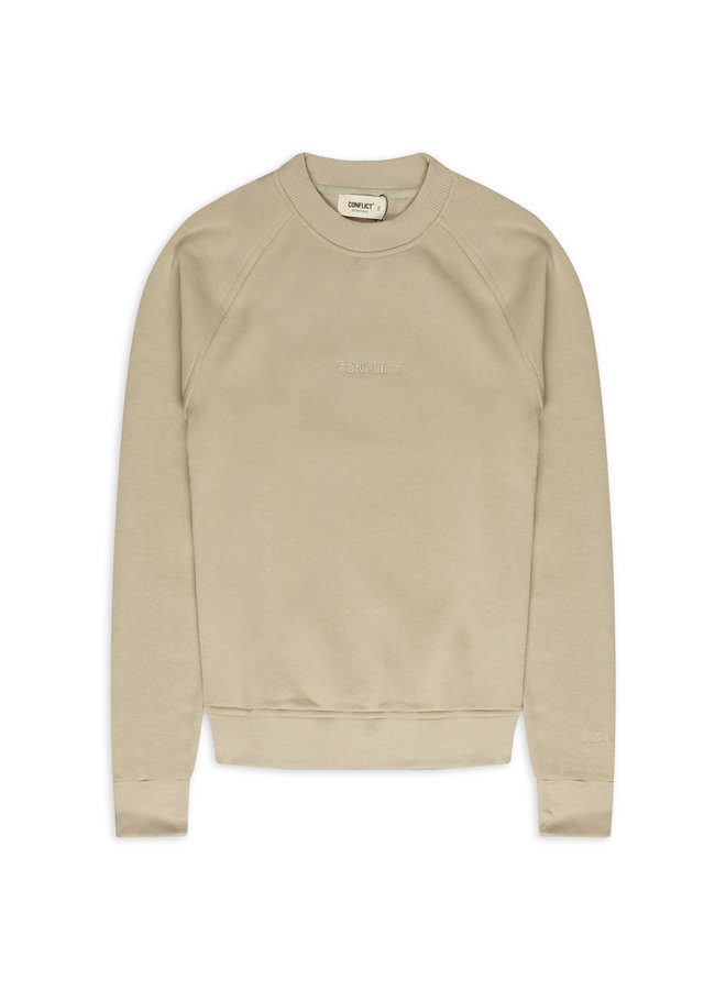 Conflict Raglan Sweater Essentials Beige