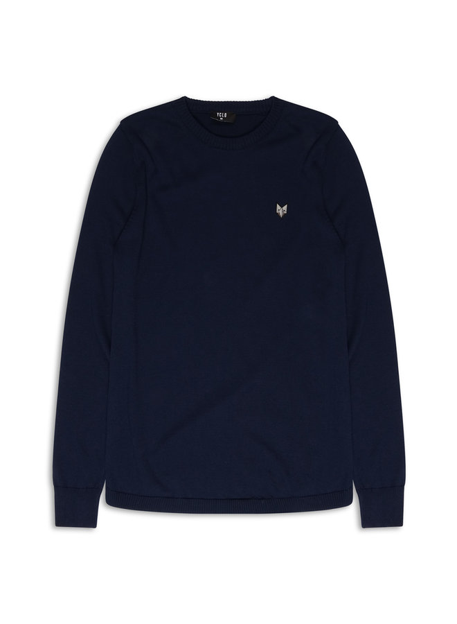 YCLO Knit Sweater Kaj Navy