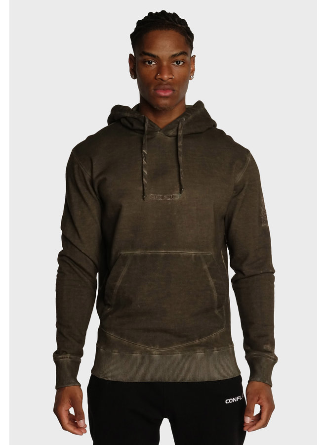 Conflict Dye Hoodie Essentials Army