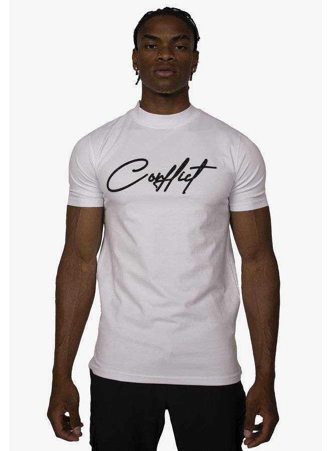 Conflict T-Shirt Signature Weiß