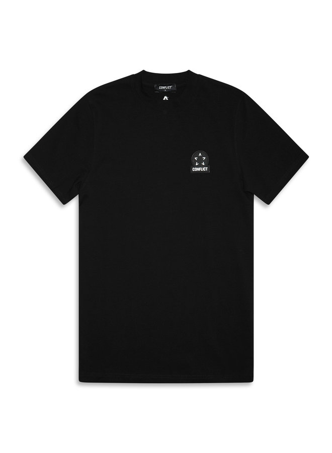 Conflict T-Shirt Logo Black