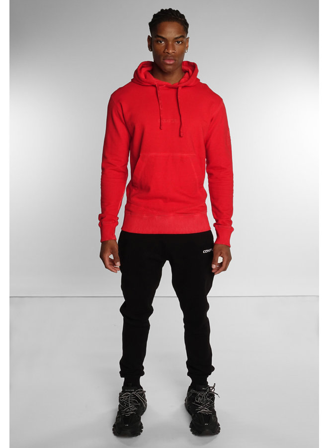 Conflict Dye Hoodie Essentials Red