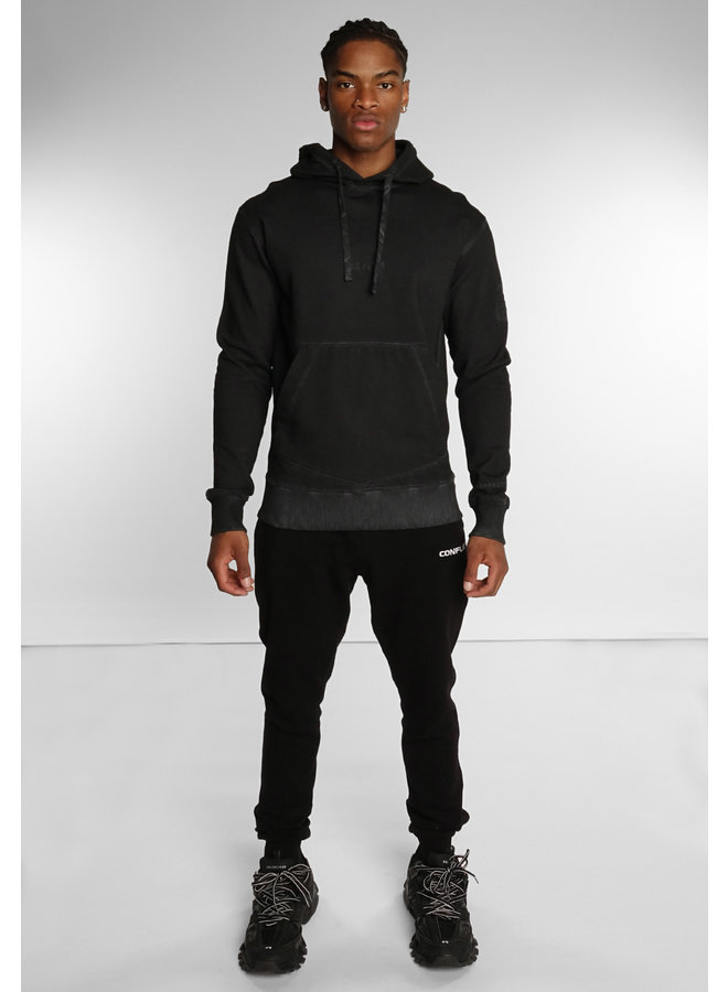 Conflict Dye Hoodie Essentials Schwarz