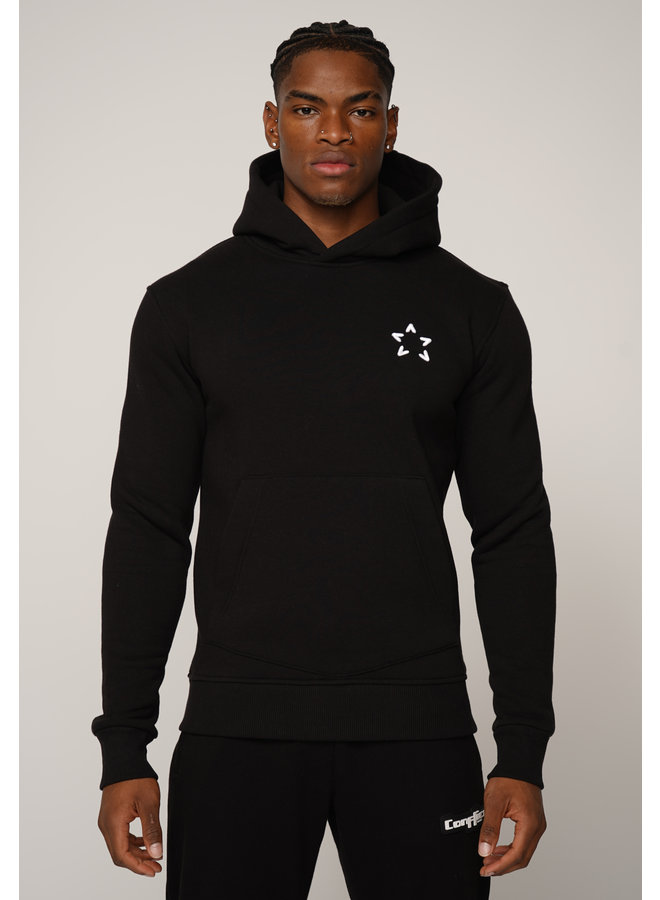 Conflict Hoodie Star Black