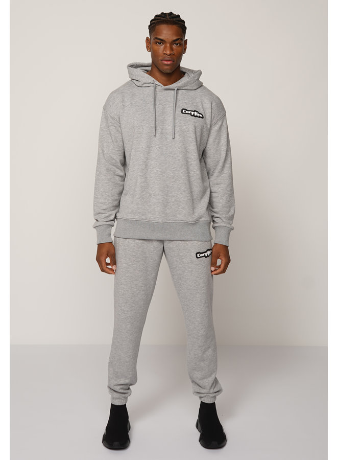 Conflict Hoodie Basics Grey Melange