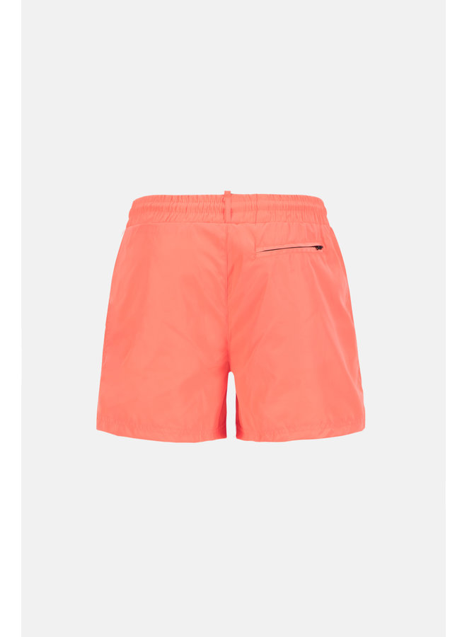 Conflict Swim Short Print Salmon