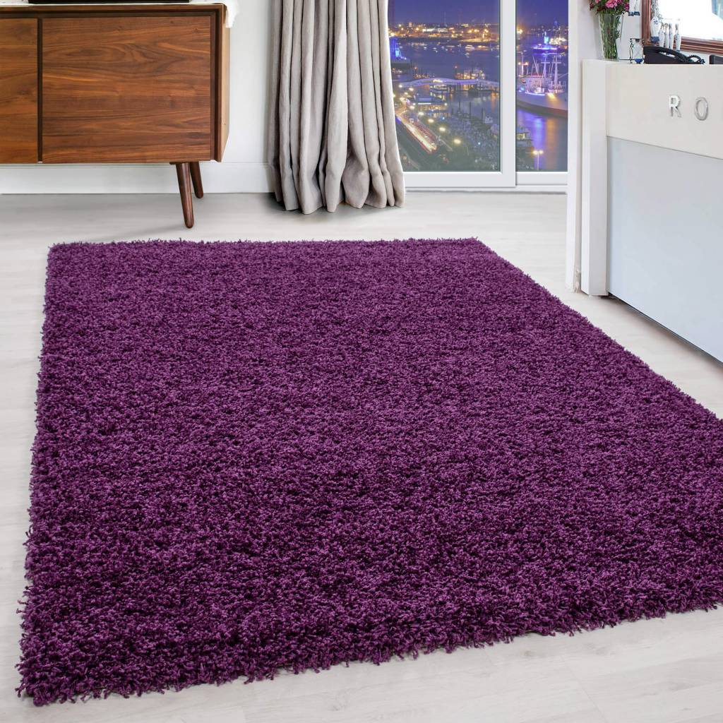 Vervreemden Frustrerend thuis Hoogpolige vloerkleed Plus shaggy flycarpets paars - Flycarpets.nl