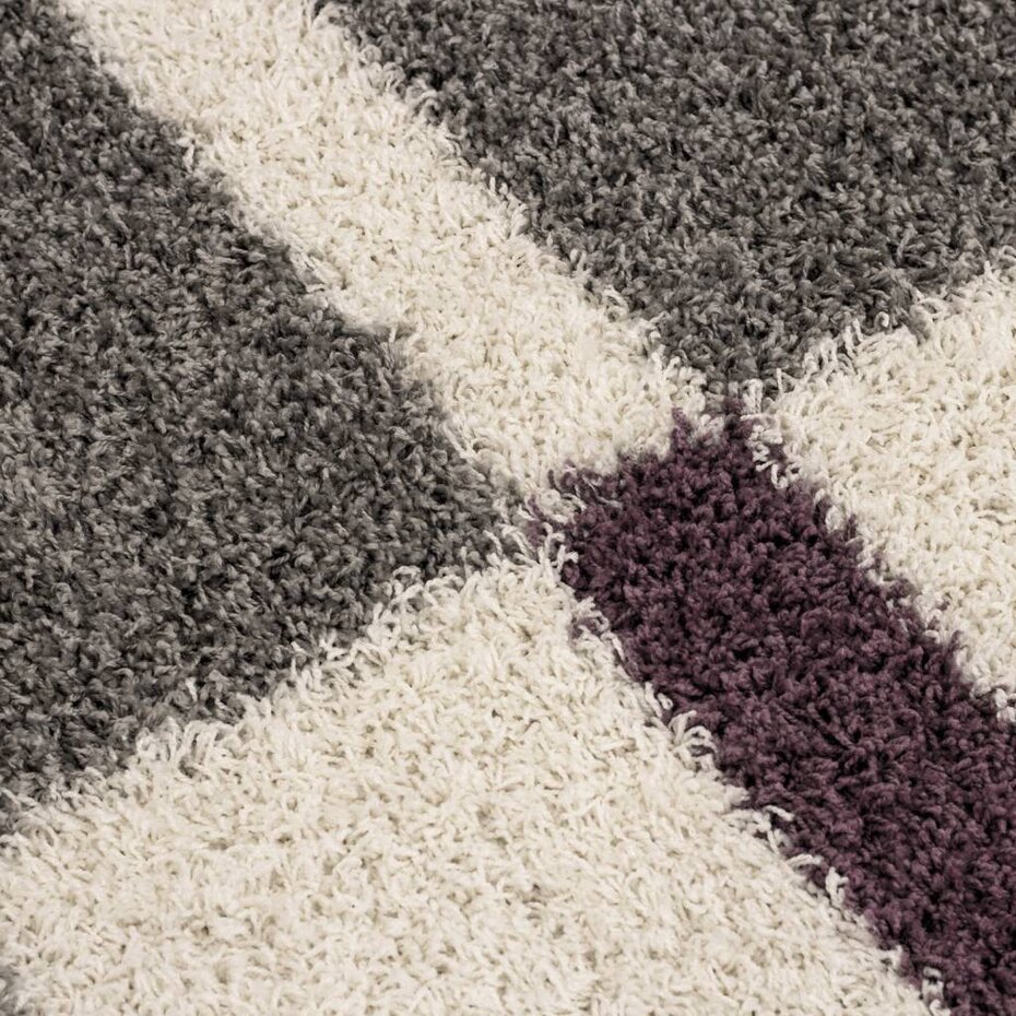 Manhattan Shaggy vloerkleed - paars