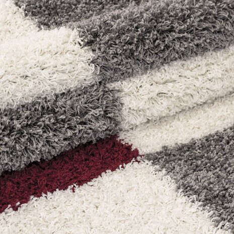 Manhattan Shaggy vloerkleed - rood