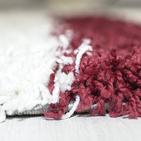 Manhattan Shaggy vloerkleed - rood