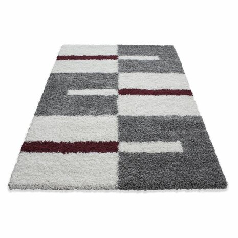 Manhattan Shaggy vloerkleed - rood