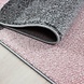 Modern geblokt vloerkleed - Broadway Roze/Grijs Modern geblokt vloerkleed - Broadway Roze/Grijs