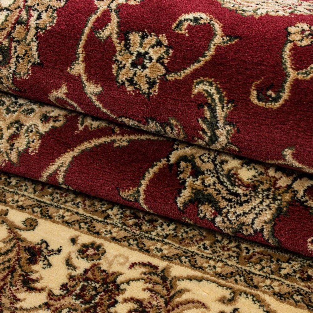 Klassiek vloerkleed - Marrakesh Rood/Beige Klassiek vloerkleed - Marrakesh Rood/Beige