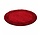 Candy Shaggy Lijstmotief Rond Shaggy vloerkleed - rood