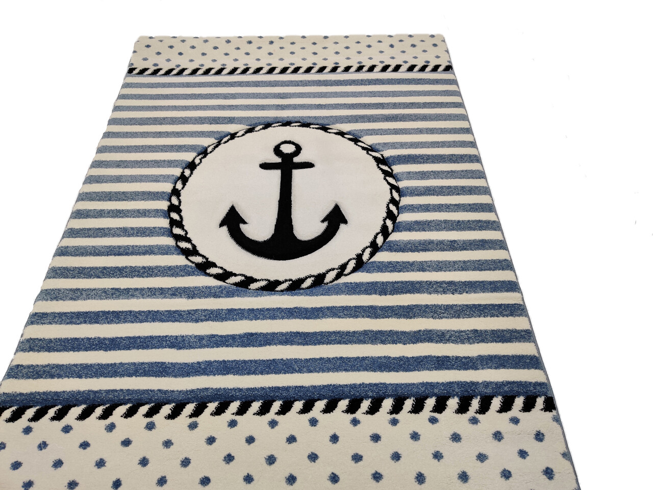 Kids Marine Anker Blauw vloerkleed Kids Marine Anker Blauw vloerkleed