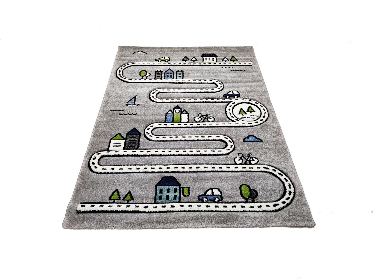 Kids City Grijs vloerkleed Kids City Grijs vloerkleed