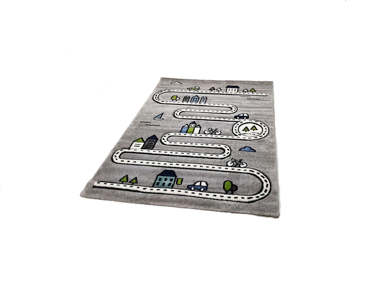 Kids City Grijs vloerkleed Kids City Grijs vloerkleed