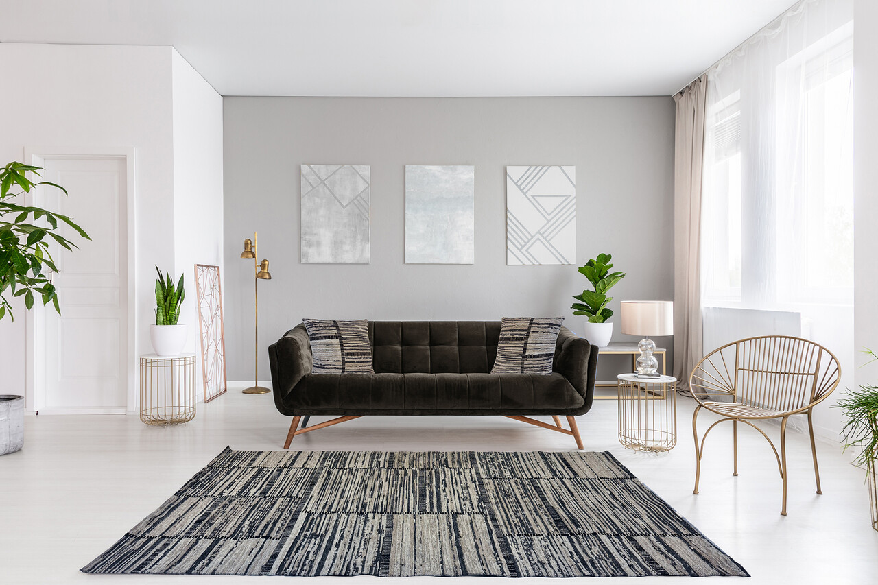 Van Gogh Collection Vintage Patchwork Grijs / Beige vloerkleed Van Gogh Collection Vintage Patchwork Grijs / Beige vloerkleed